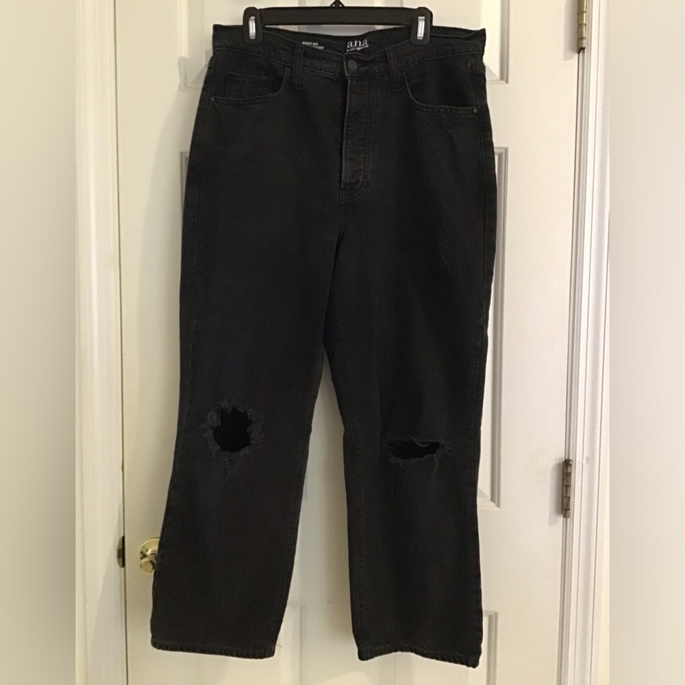 ANA wide legs ripped jeans